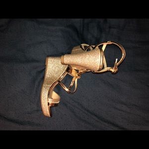 Rose Gold Glitter Wedges